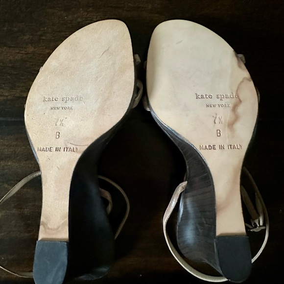 KATE SPADE wood wedge with stone detailing - Picture 3 of 6